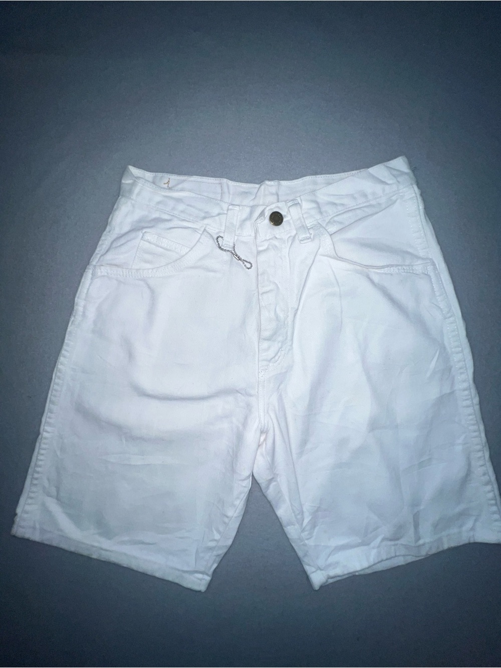 Vintage Wrangler Men's White Denim Jean Shorts Size 33